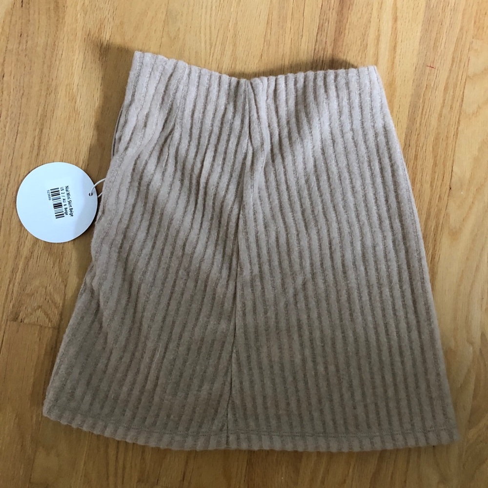 Princess Polly Beige Mini Skirt